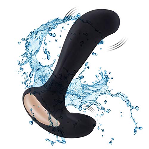 Electric Muscle Vibrating Stimulator Plug 12 Speed, Rechargeable Male Postate Massager for Man