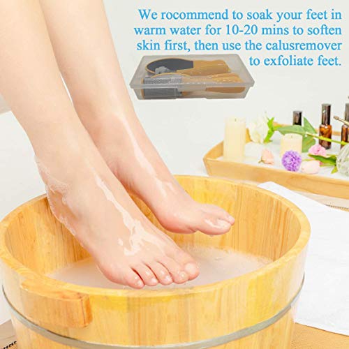 Pedicure Kit, Professional Pedicure Tools Set 10 in 1, Stainless Steel Foot Peel and Callus Remover, Foot Files Foot Rasp Foot Care Kit for Women Men Salon or Home