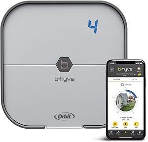 Orbit 57915 B-hyve 4-Zone Indoor Smart Sprinkler Controller