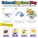 CERBONNY 48Pcs Tetra Tower Stacking Blocks Game, Board Games for Families, Parties, Travel and Team Building, Suitable for 1-4 Players Kids & Adults Toys