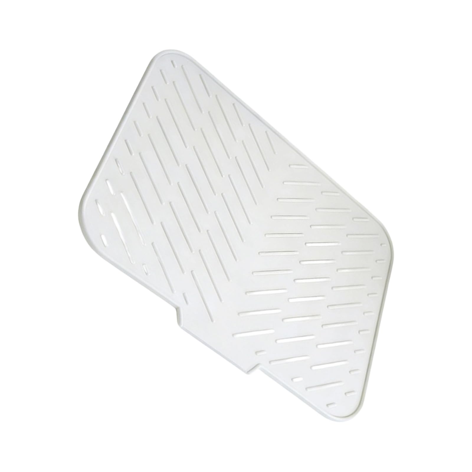 Nucelit Silicone Sink Drying Mat for Tableware with Sloped Design and Quick Drainage to Keep Countertop Dry and Clean Sink Mat
