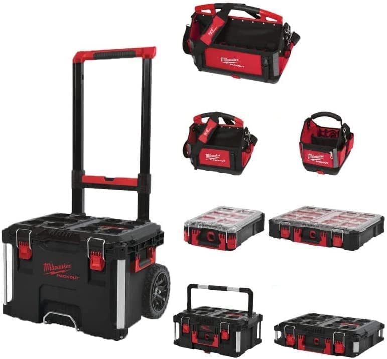 Pack 8 productos modulares MILWAUKEE PACKOUT