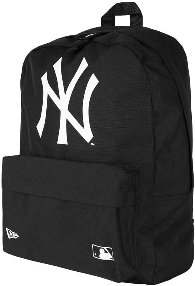 New Era MLB Stadium Blk Backpack, New York Yankees-Black, One Size