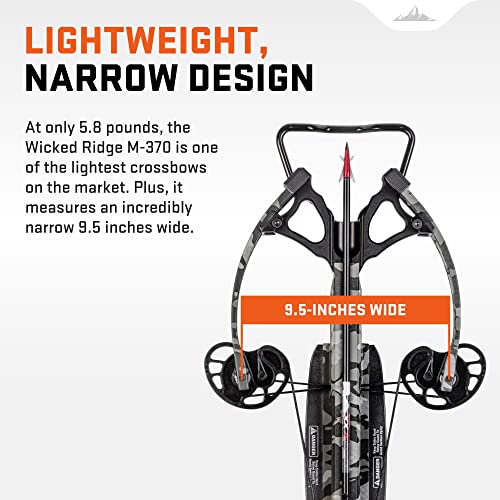 Wicked Ridge M-370 Crossbow with Acudraw, Multi Line Scope Package - Thumbnail 5