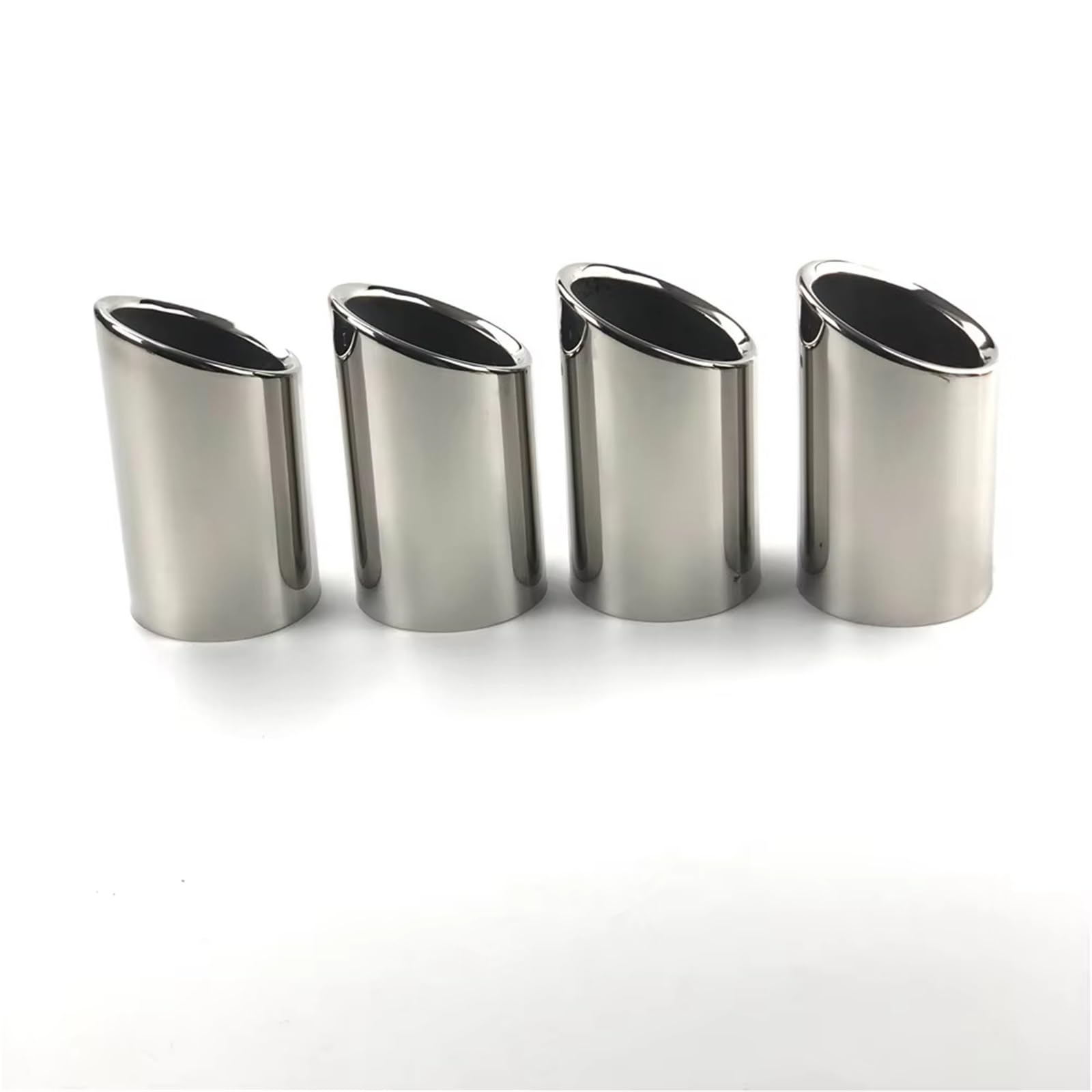 Terminale Di Scarico Tubo Di Punta Del Per Cadillac Per ATSL CT6 2018-2022 Auto Silenziatore Esterno Back End Tubo Dedicato Punta di Scarico Coda Uscita Vent(Chrome 4piece)