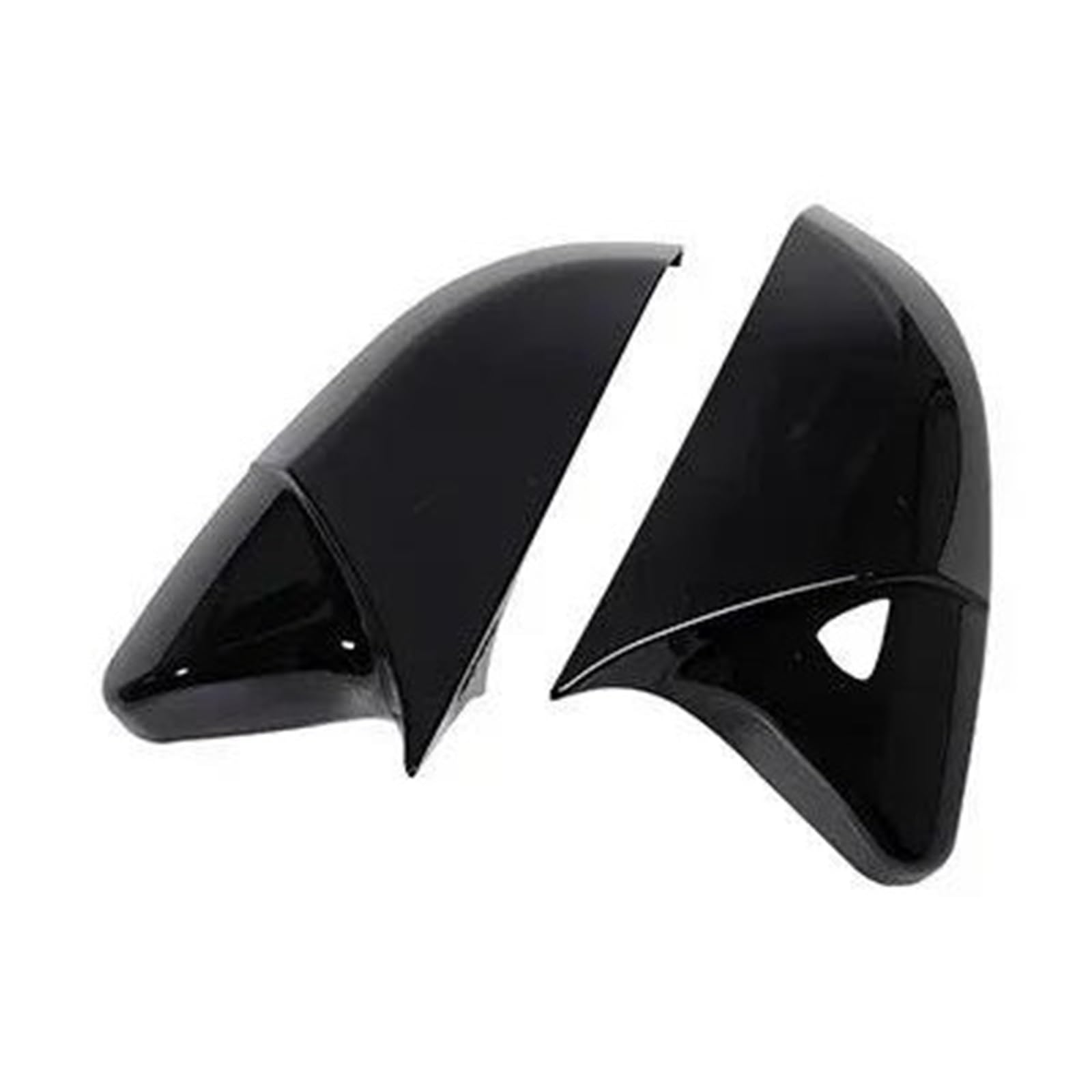 Car Rearview Side Mirror Cover Wing Cap Sticker for Civic 10th 2016-2020(Style B Black)