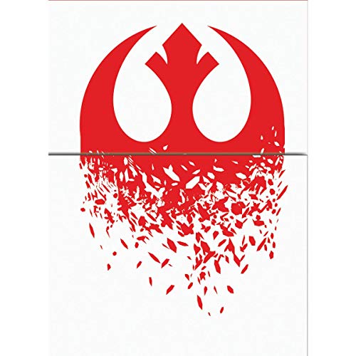 Jandaia 61578, Caderno 10 x 1, Capa Dura, 2018 Star Wars O Filme, 200 Folhas, Multicor, Pacote de 04
