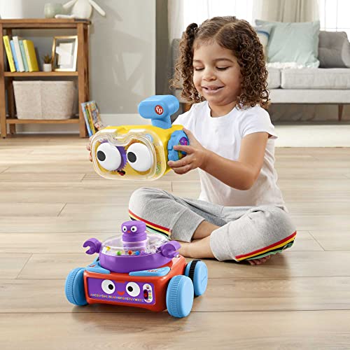 Fisher-Price 4-in-1 Lernroboter Linus für Babys und Kleinkinder, Spielzeug ab 6 Monaten, Version: Französisch, HCK38 – Ansicht 3