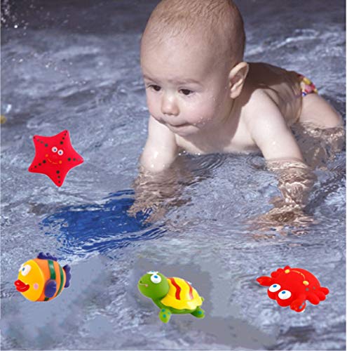 DQTYE 6Pcs Giocattolo del bagno Galleggiante di