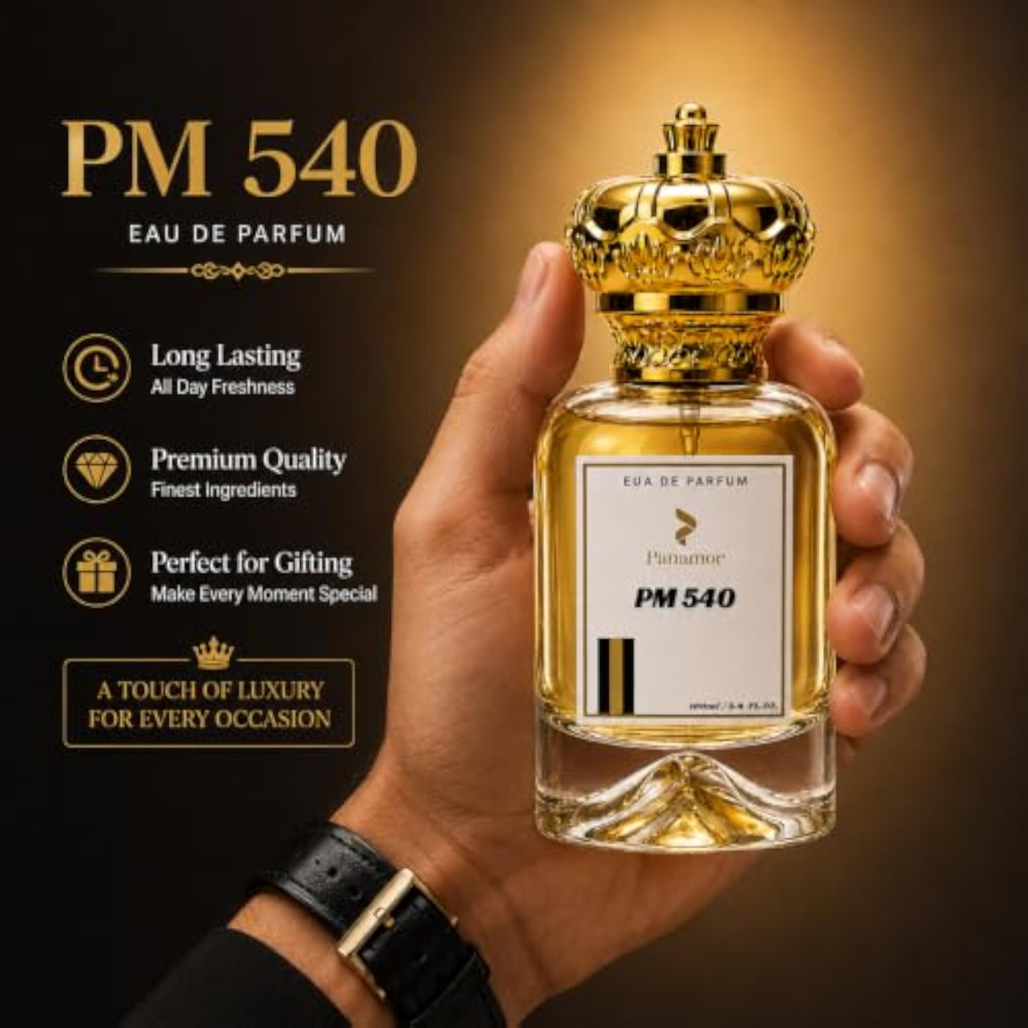PM 540 Eau De Parfum for Men, 100ml