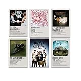 Tyler Poster The Creator Music Wall Art Poster Print Music Album Cover Posters for Room Aesthetic Set of 6 Dorm Wall Art Decor(8x12inchs，Unframed)