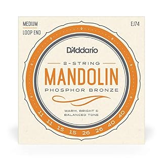 D’Addario EJ74 Cordes pour Mandoline - Les Beatles, Paul McCartney, John Lennon, RIngo Starr, George Harrison D'Addario EJ74 Cordes pour Mandoline – Image 2