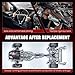 TadaMark Front Complete Drive Shaft Assembly Fit for Jeep Grand Cherokee 1999-2003 4WD 1999-2004 4.7L AWD V8, Automatic Transmission, Prop Driveshaft Replace for 52099498AD, 52099498AB