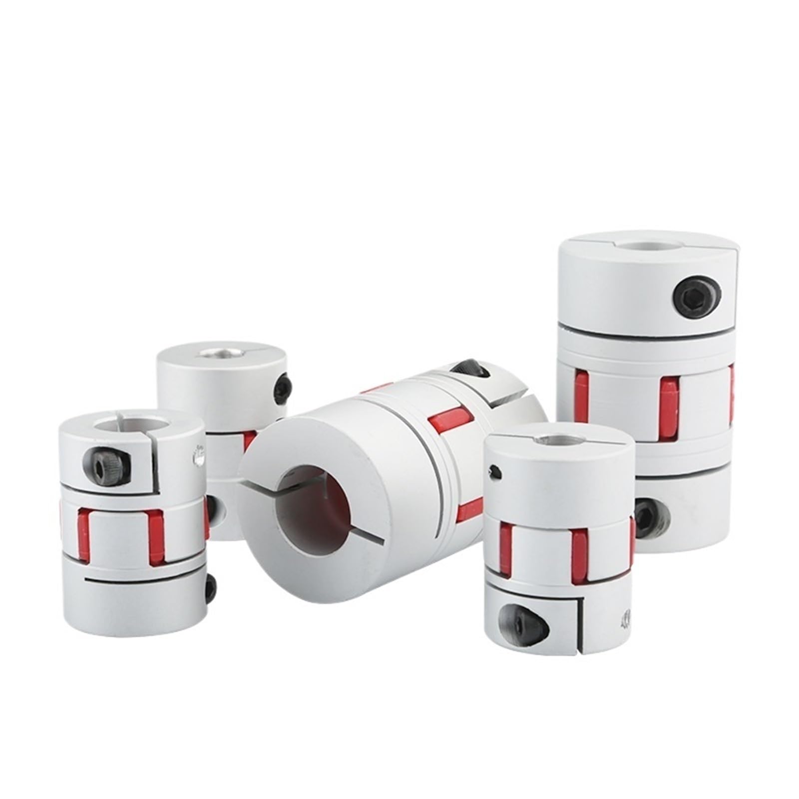 Accoppiamento for Albero Flessibile in Alluminio D20 L30 Encoder Elastico for servomotore a Coppia Elevata for Macchina for incidere 4/5/6/6.35/7/8/10mm(D6x10)