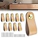 QINERSAW 10er Set Ledergriffe Möbel Leder Möbelgriffe Ledergriffe Schrank Türgriffe Leder für Schublade Schranktür Wohnkultur mit Schrauben Mit Griff günstig Kaufen-QINERSAW 10er Set Ledergriffe Möbel Leder Möbelgriffe Ledergriffe Schrank Türgriffe Leder für Schublade Schranktür Wohnkultur mit Schrauben