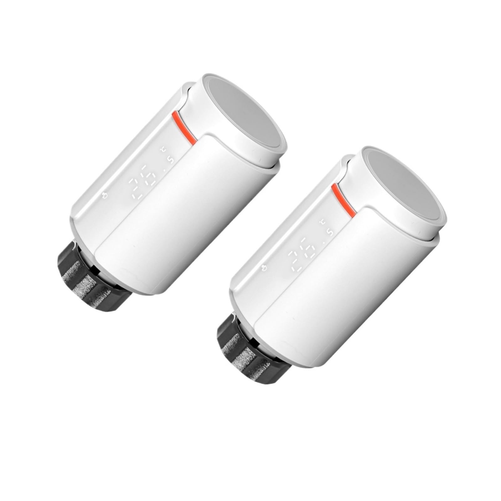 Valvola Termostatica For Radiatore Smart TRV Supporto Programmabile App Regolatore Di Temperatura Remoto Risparmia Sui Costi Di Riscaldamento Energetico(2 Pcs)