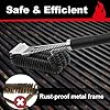 GRILLART Grill Brush and Scraper, Extra Strong BBQ Cleaner Accessories, Safe Wire Bristles Barbecue Triple Scrubbers Cleaning Brush for Gas/Charcoal Grilling Grates, Wizard Tool BR-8115 #5