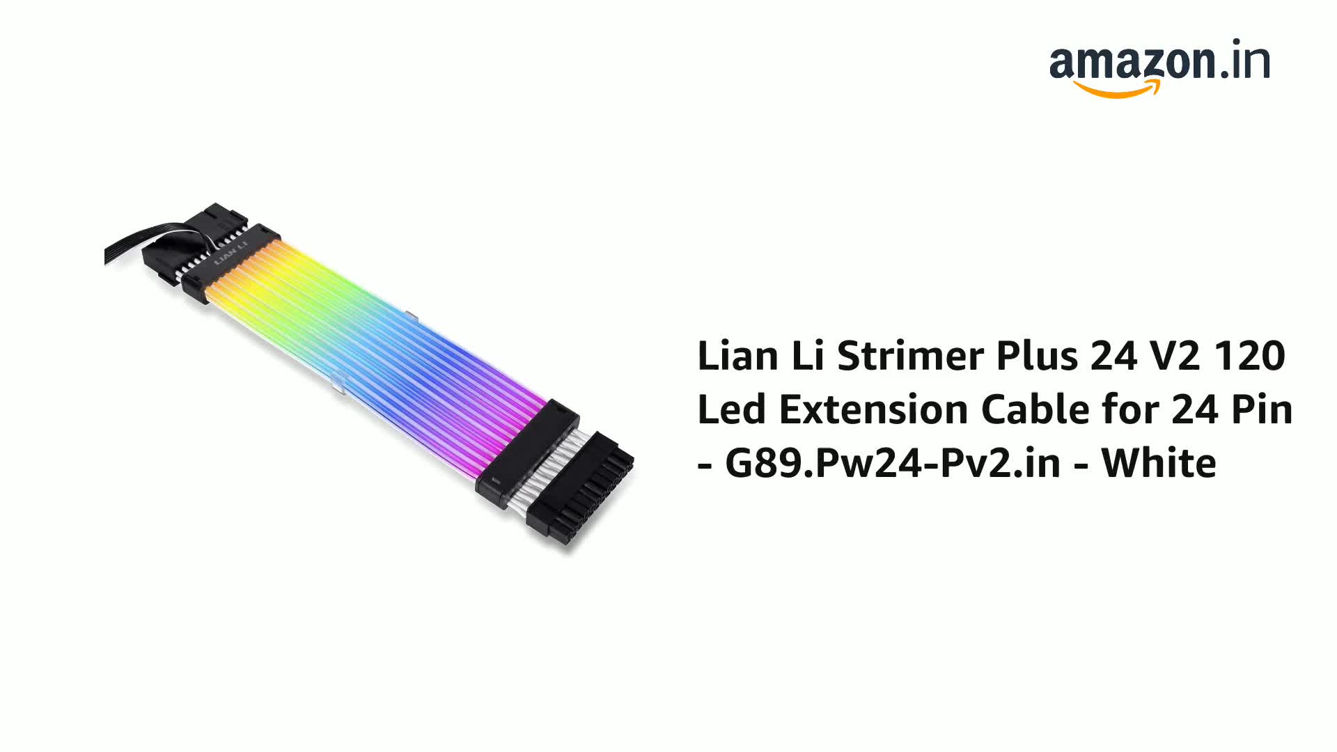 Lian Li Strimer Plus 24 V2 120 Led Extension Cable for 24 Pin