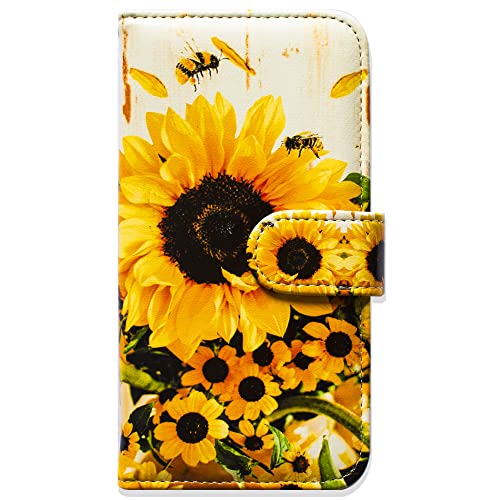 Bcov 118008131 Pixel 7 Case, Sunflower Bee Flip Phone Case Wallet Cover With Card Slot Holder Kickstand For Google Pixel 7 thumb #5