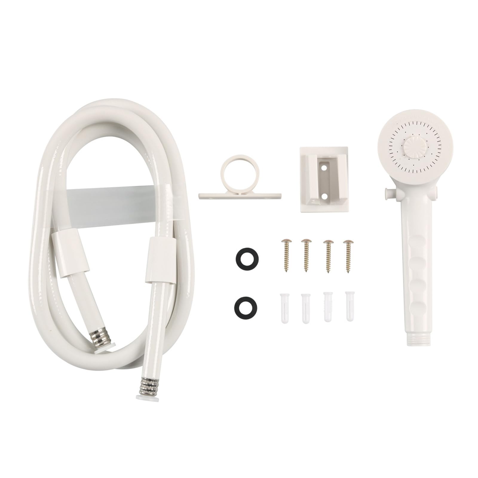 Manguera de ducha para autocaravana, repuesto flexible ABS de 1, 5 m, ligera, resistente a la humedad para mejoras en baño Manguera de ducha ABS