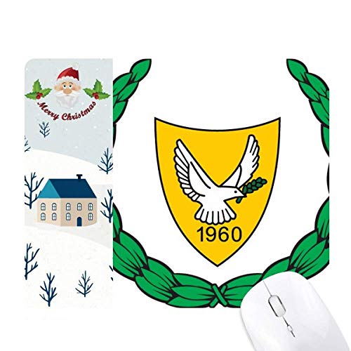 Tapis de souris Chypre pour le télétravail à la maison - Déco de bureau et cadeau de Noël