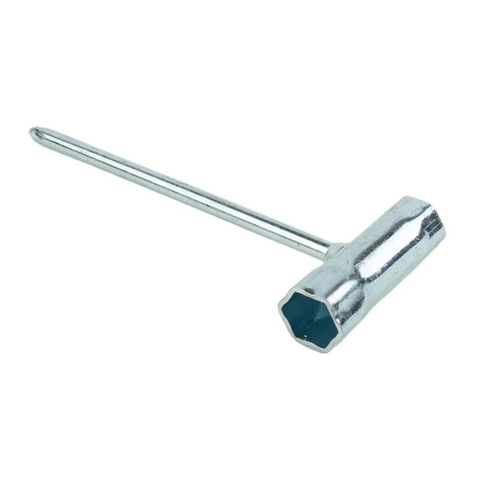 Baynopurin One Color Chainsaw Wrench Wrench Combination 15Mm/19Mm 45# Steel Professional Welding Silver(17.5Mm 19.5Mm)