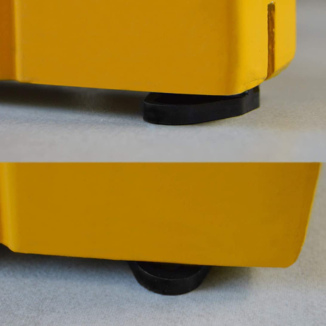 Guida per Porta Scorrevole Hardware Guide per Porta di Bypass del fienile Inferiore montate a Pavimento Biglietto di Auguri da 2 Pezzi