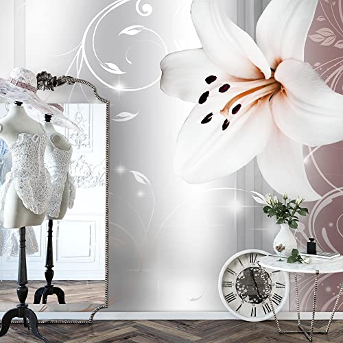 Runa Art Carta da parati fotografica Fiori Gigli