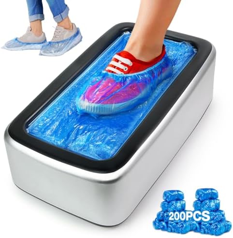 Shoe Cover Dispenser Containing 200pcs Shoe Covers Disposable Non...