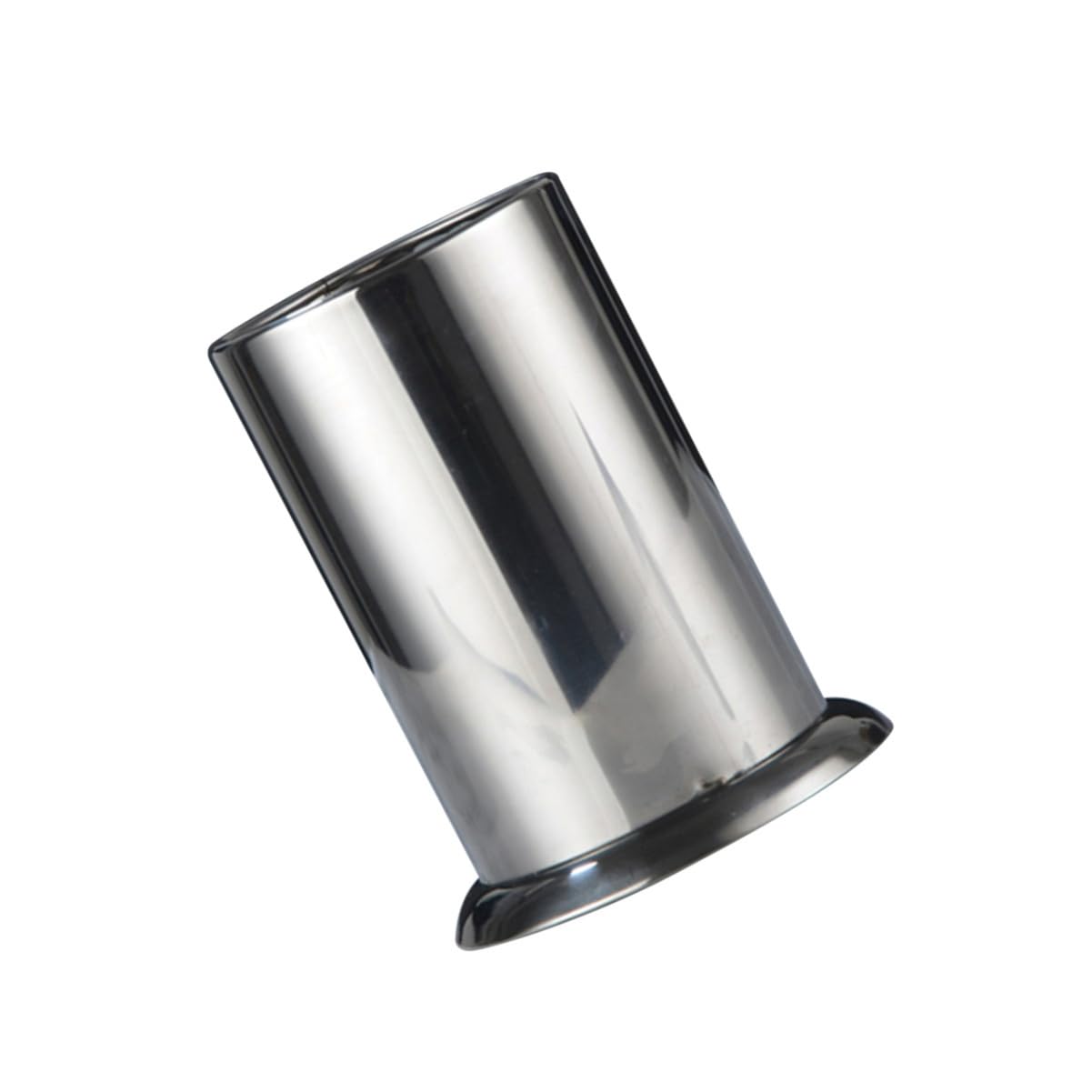 STOBAZA Thicken Stainless Steel Utensil Holder with Holey Base for Countertop Storage Organizer Sleek Design for Kitchen Tools