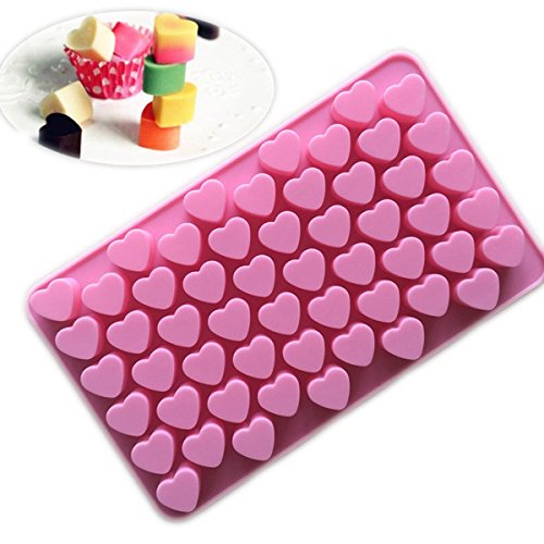 Molde de silicona para cubitos de hielo en forma de corazón miniatura 2