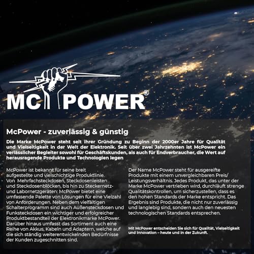 McPower TAE-NFN-Anschlussdose | Flair | 3x 6-polig, Unterputz, IP20, für Telefoninstallation, ideal für Haushalte und Büros, weiß
