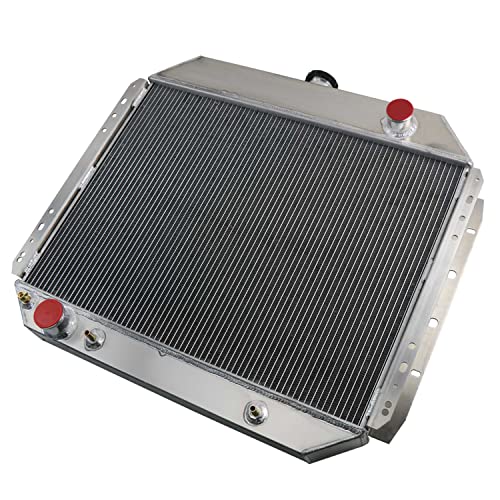 Coolingcare Radiator For 1966-1979 Ford Bronco F100 F150 F250 F350, 3 Row Aluminum Radiator #TOP2