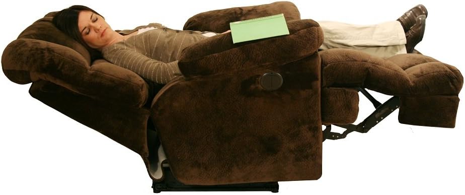 Catnapper. 6541-7-9(Chocolate) Cloud 12 Power Chaise Recliner. New Lay Flat Feature for Maxium Comfort. Free Curbside Delivery. Extended Length. 74 Inches. Seat Width 20 Inches. Weight Capacity 250 l