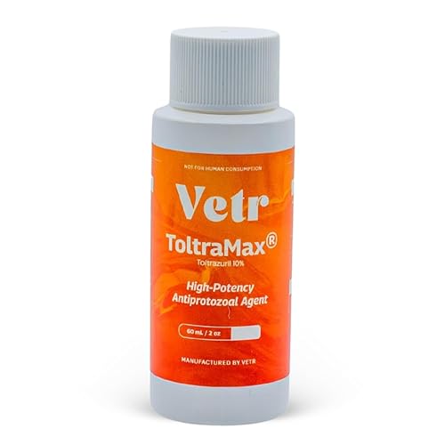 Toltrazuril 10.0% for Horses, Dogs, Cats, 60mL/2 Ounce, for Non-Food