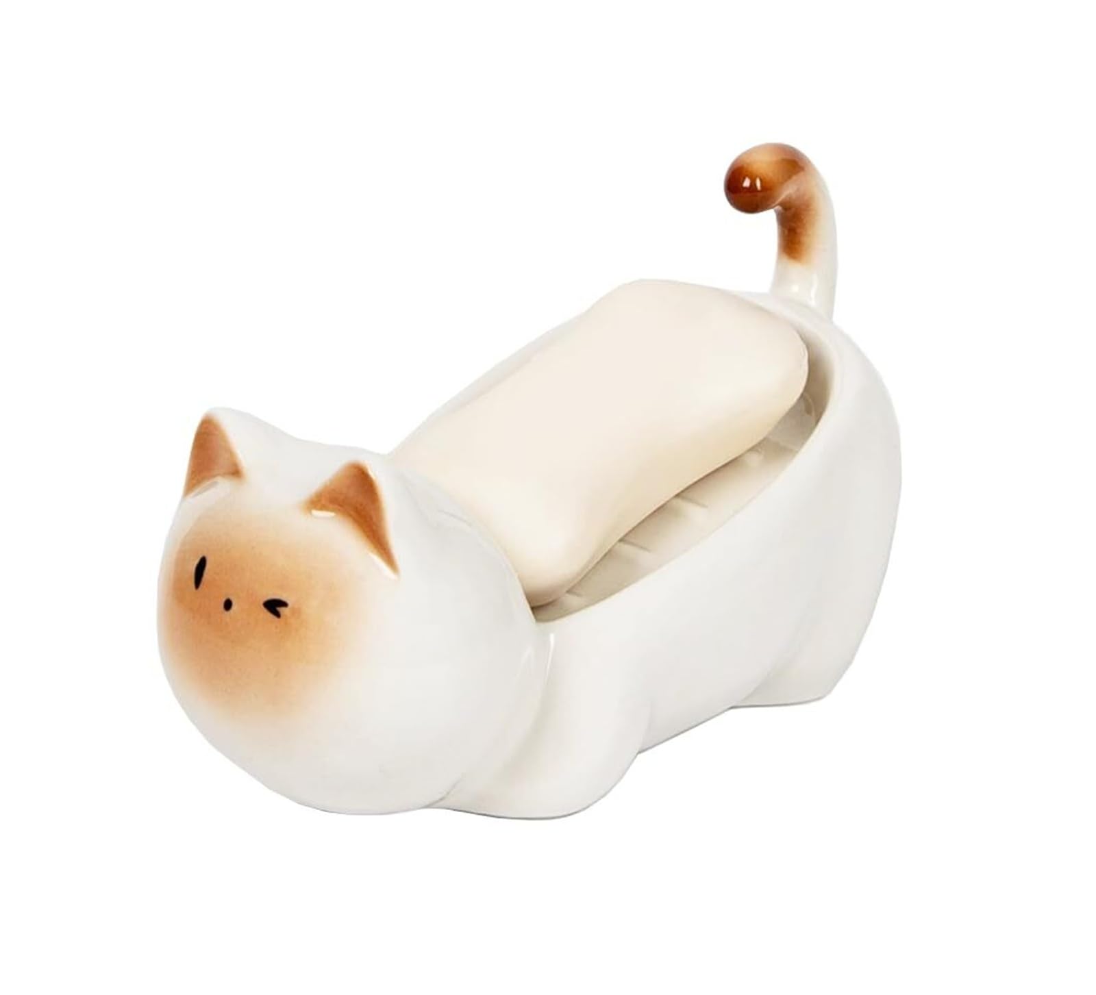 Porte-savon céramique boîte à savon distributeur décoration salle de bain