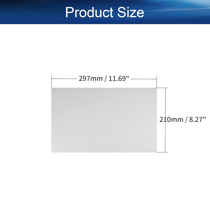 Amazon | Othmro 熱転写シート A4 幅210mm 長さ297mm 速乾性