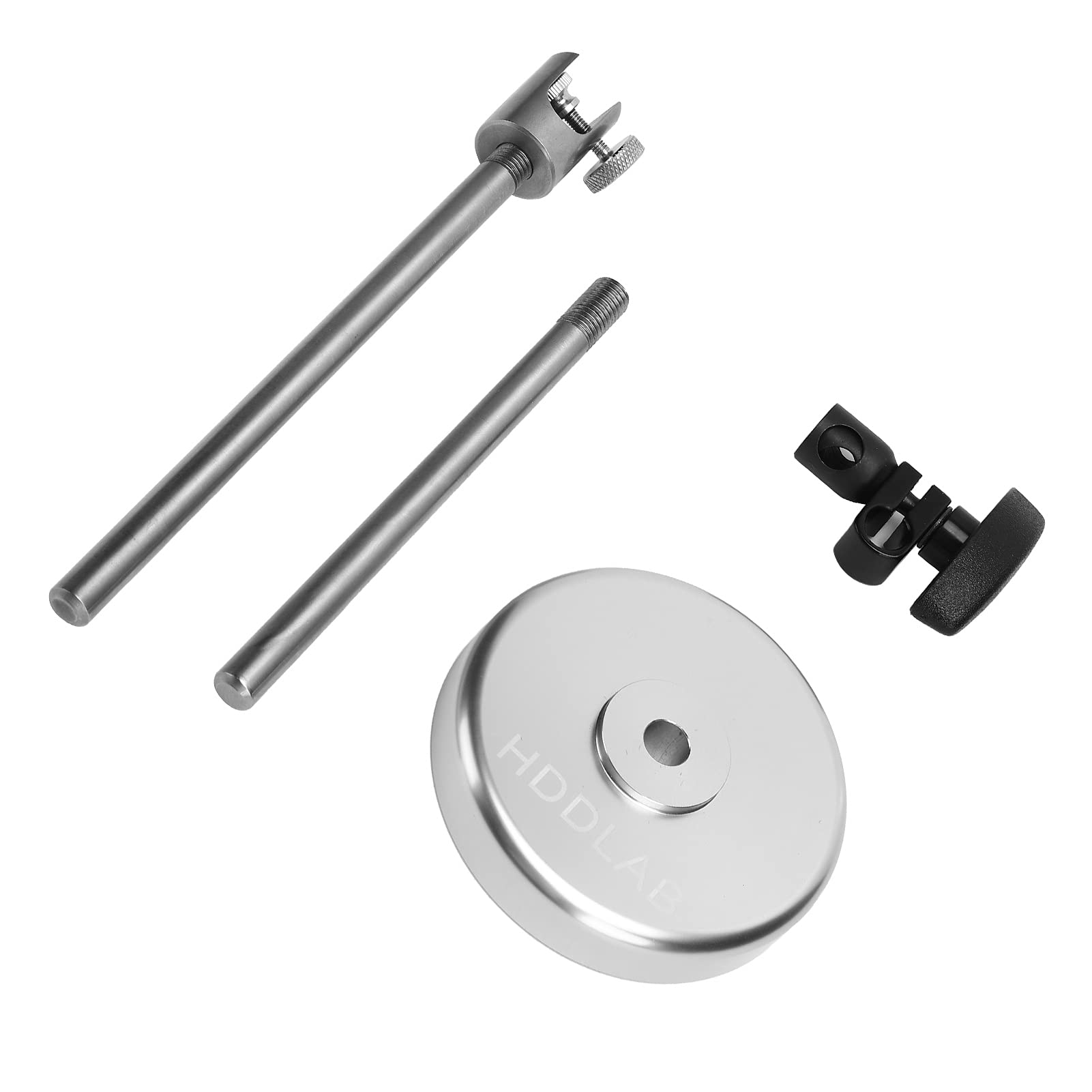 Lazmin112 Accesorio de Cabezal Magnético de Disco Duro, 2.5in 3.5in Herramienta de Fijación de Cabezal de Disco Duro Ajustable de 360 ​​Grados, Fácil de Instalar