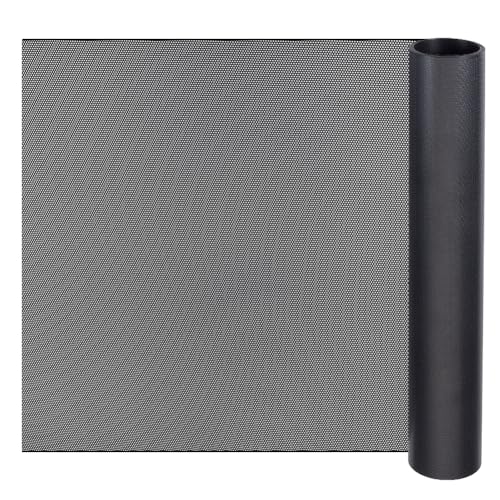 BENECREAT 200x30cm schwarzer Computer Mesh Staubfilter, PVC staubdichte Mesh Filterabdeckung für Computergehäuse und Lüfter Staubschutz, 0.2mm dick