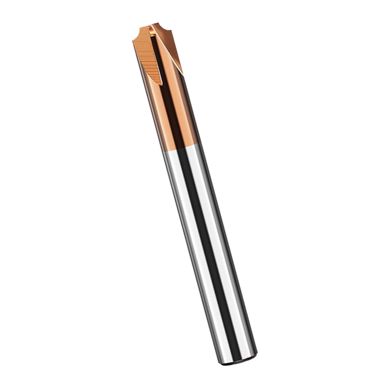 SZYDD Chamfering Cutter 4 Flute Metal Stainless Steel Milling Cutter End Mill Cutter Deburring for Machining Manufacturing Tungsten Steel chamfering Alloy milling Cutter