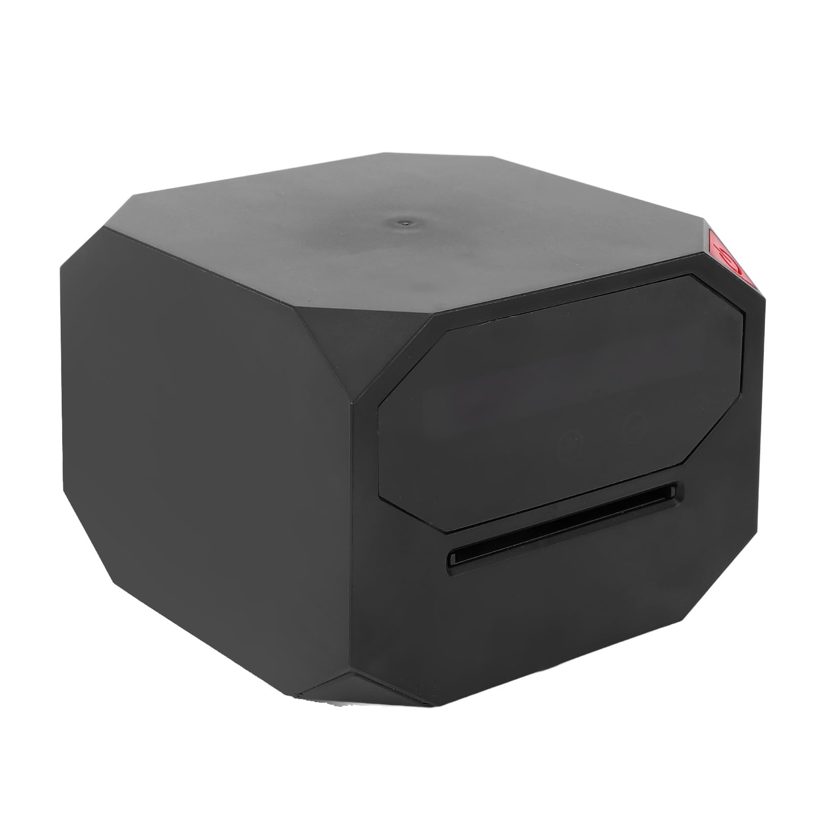 Automatic Card Shuffler of Rechargeable Low Noise, 2 Decks Support 8 Players, 360° or 180° Deal, Portable Automatic Shuffler for Poker, Phase 10, Skip Bo, Rummy (Black)