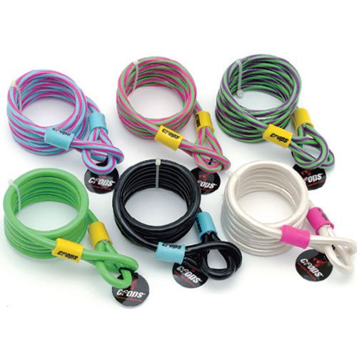 Crops (kuroppusu) kara-ekusutensyon Wire Lock, Blue, Pink/Blue, Blue, Pink/Blue