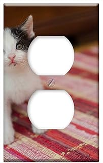 Switch Plate Outlet Cover - Cat Kitty Little Kitty Charming Toddler