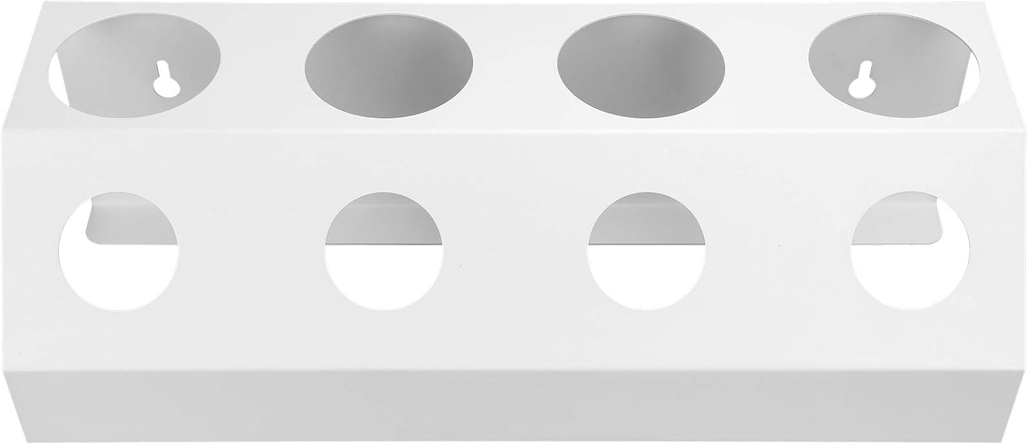 Soda Bottle Drying Rack Quick Drying Holds 4 Bottles for Kitchens (White Four Holes)