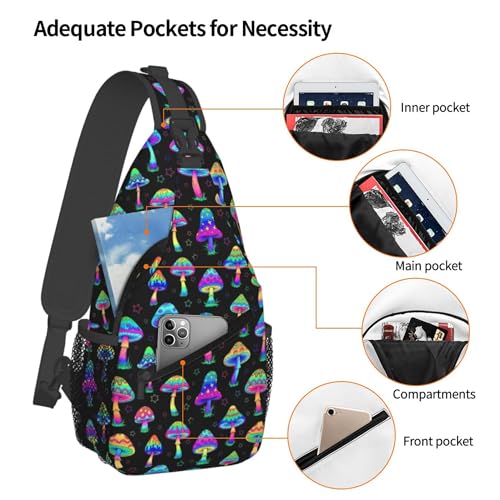Mochila tipo sling bandolera para mujer y hombre miniatura 4