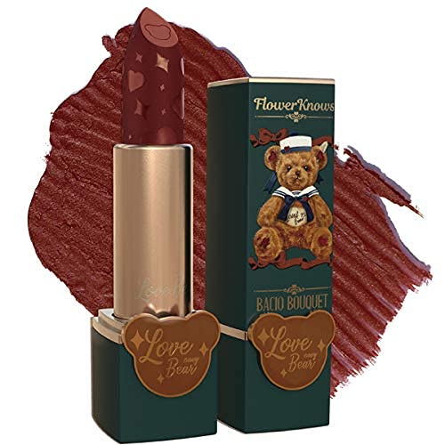 CityMona & Flower knows(フラワーノーズ) LoveBear リップスティック 超軽量 高密着 発色がよい 色付き 可愛い 潤い 保湿 (#09ヘーゼルナッツベア) CityMona & Flower knows(フラワーノーズ) LoveBear リップスティック 超軽量 高密着 発色がよい 色付き 可愛い 潤い 保湿 (#09ヘーゼルナッツベア)