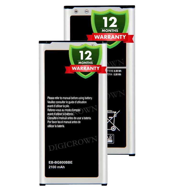 Image of Original EB-BG800BBE Battery Compatible for Samsung Galaxy S5 Mini - (2100mAh) - 1 Year Warranty DF7