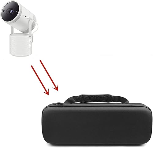 Miniatura 5 de Palumma Estuche rígido de transporte para Samsung The Freestyle Projector Case, portátil proyector bolsa de viaje para el proyector Freestyle