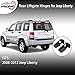 Rear Window Hinge Set Liftgate Glass Hinge Right & Left | for 2008 2009 2010 2011 2012 Jeep Liberty | #57010060AB, 57010061AB