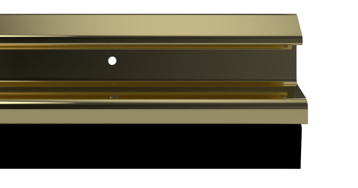 Stormguard 07Sr5640914G XRD Rain Deflector with Rubber Seal 914Mm Gold, Gold Effect